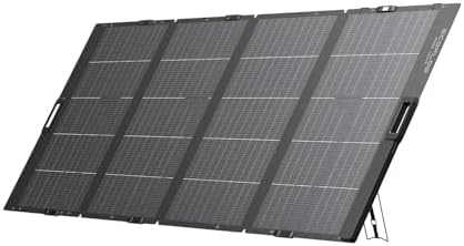 Pannello solare 400W EcoFlow – portatile leggero bifacciale con supporto regolabile & connettore XT60 IP68
