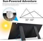 pannello solare pieghevole portatile 100W 12V
