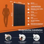 Solarway centrale elettrica balcone pannelli solari bifacciali Envertech